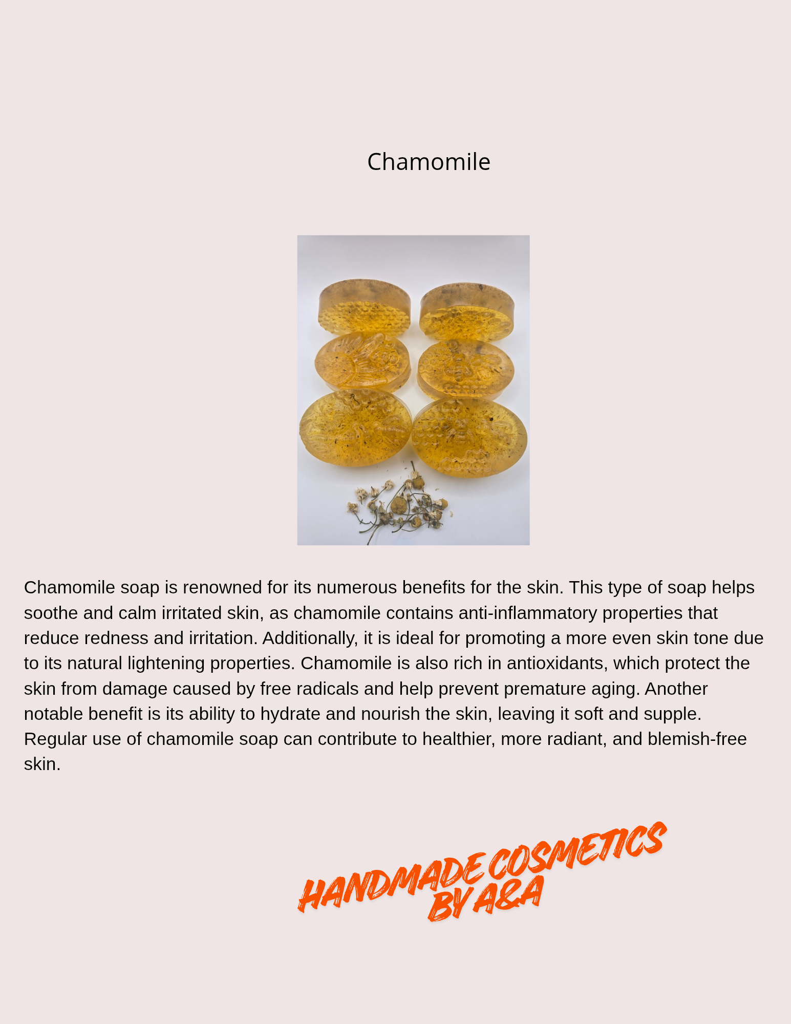 (3) Chamomile & Honey Baby Soaps Trio