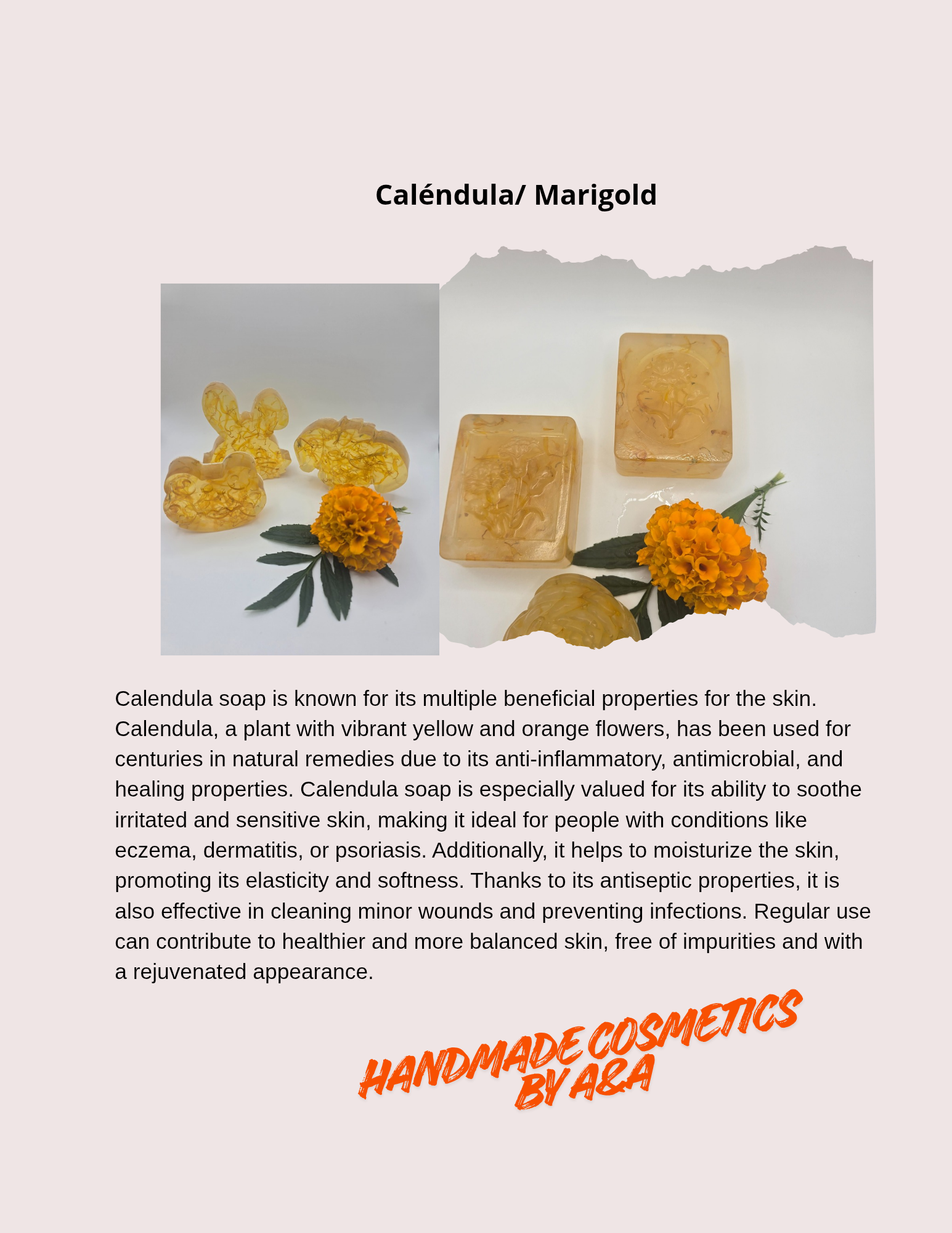 Calendula & Honey Handmade Soaps
