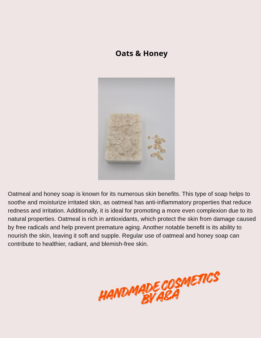 Oats & Honey Handmade Soaps
