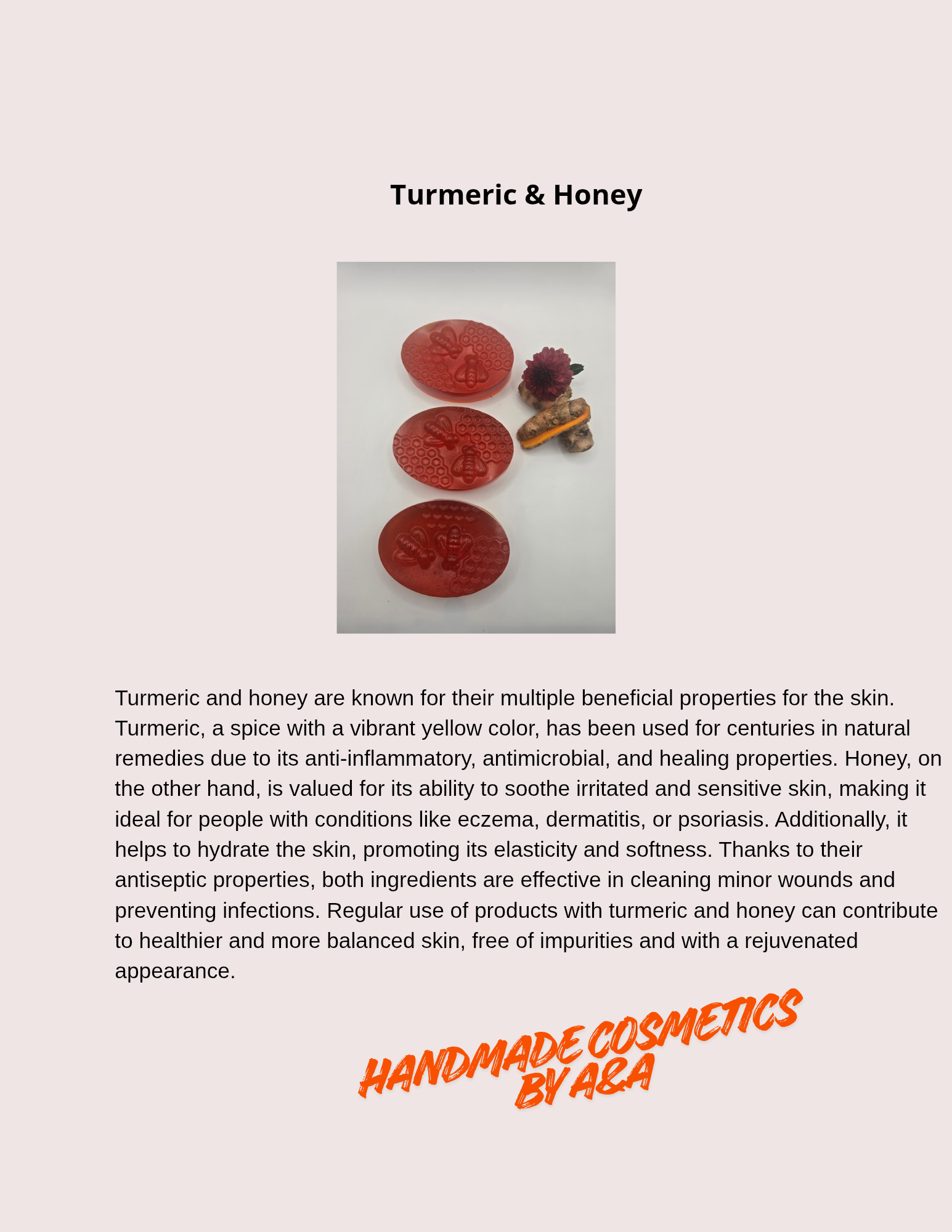 Turmeric & Honey Handmade Soaps
