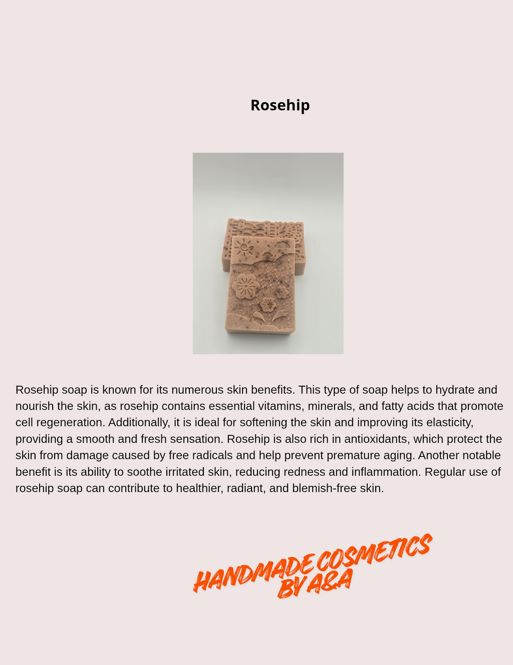 Rosehip & Honey Handmade Soaps